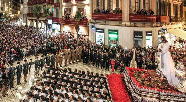 Nuestra cafetería de Larios, otro año en la Semana Santa de Málaga